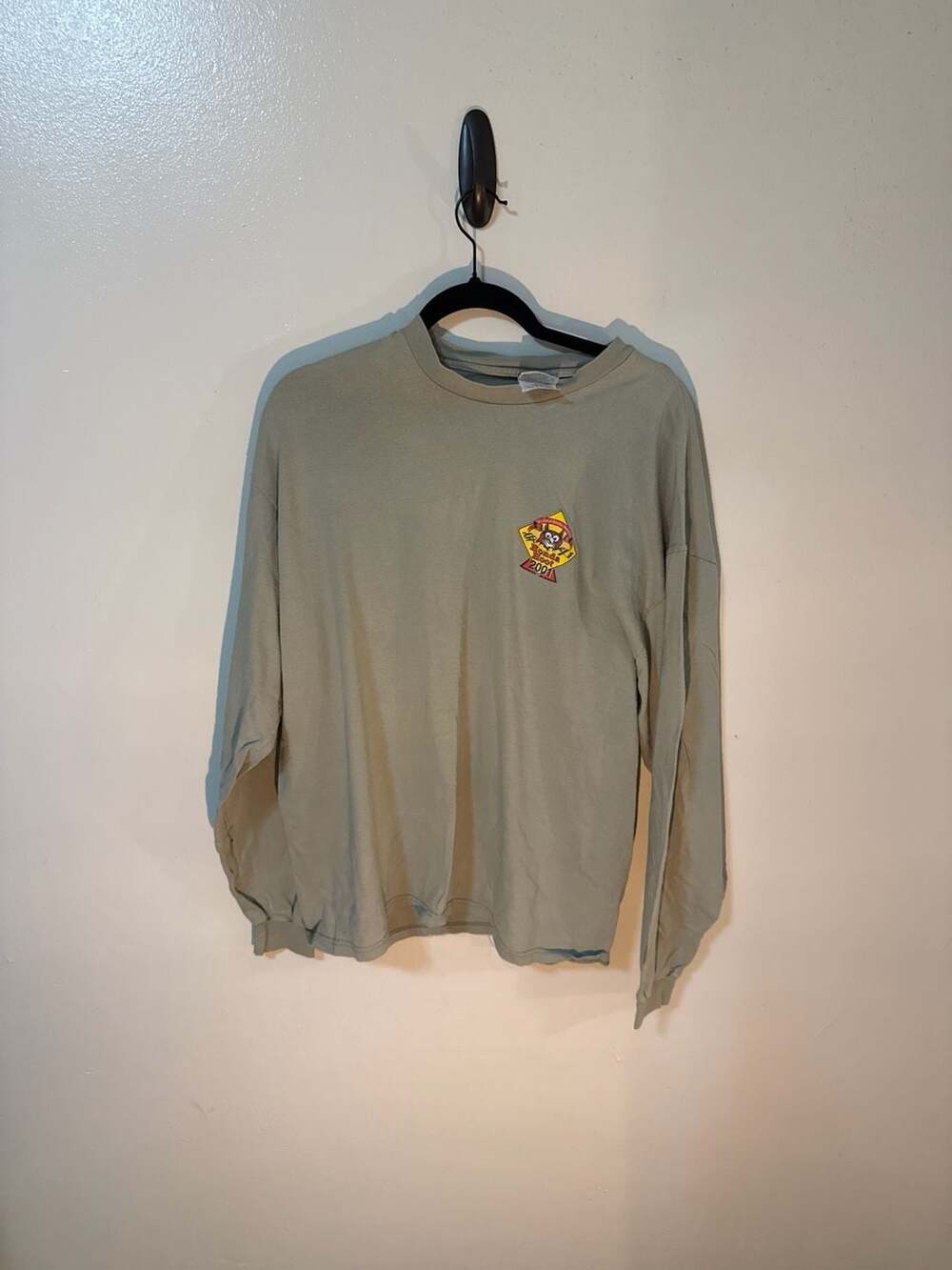 Vintage 2001 Honda Hoot Great Smoky Mountains Long Sleeve T-Shirt Size XL